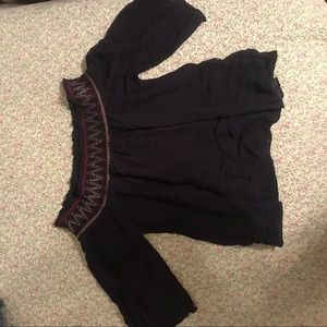 Over the shoulder top